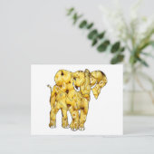 Het Macaroni-briefkaart uit de elephant Briefkaart (Staand voorkant)
