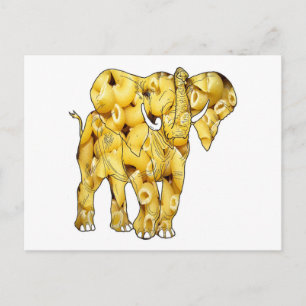 Het Macaroni-briefkaart uit de elephant Briefkaart