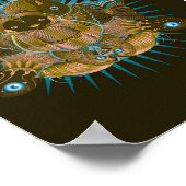 Het machtige beer en zijn helper spiritanimals poster (Hoek)