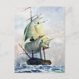 Het machtige schip - briefkaart