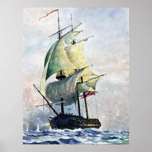 Het machtige schip - poster (Voorkant)