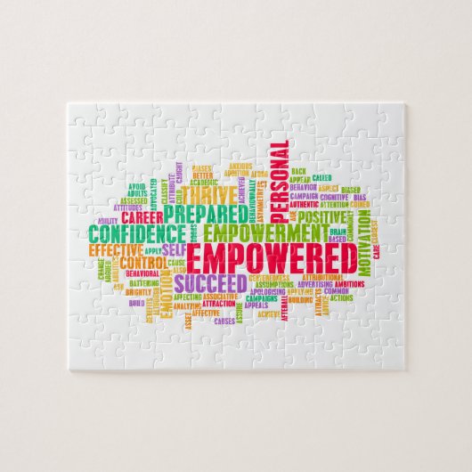 Het machtigen van of het Empowerment van Zelf als  Legpuzzel (Horizontaal)