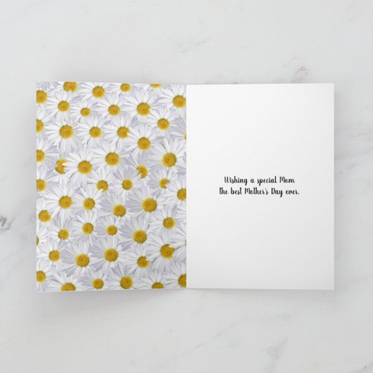 Het madeliefje en de lieveheersbeestjes van het kaart (Binnen)