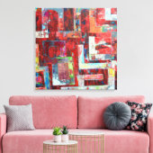 Het Magazijn 24 x 24 Ingepakt Canvas Afdruk (Insitu (Woonkamer))