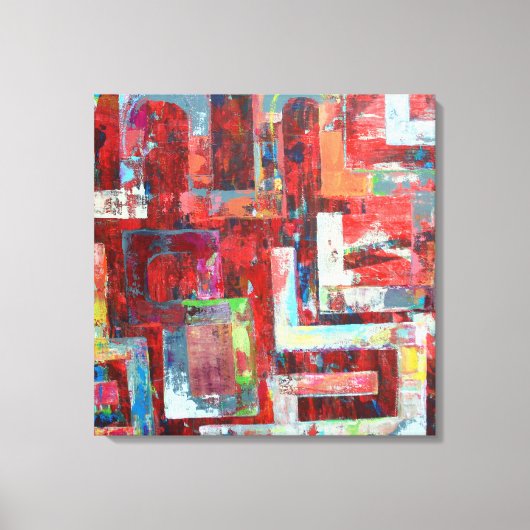 Het Magazijn 24 x 24 Ingepakt Canvas Afdruk (Voorkant)