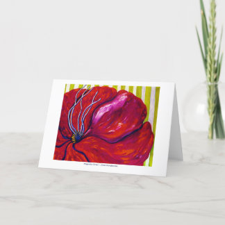 Het magenta WENSKAART van de Bloem Kaart