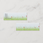 Het Magere Gebied van de papaver - Mini Visitekaartje (Voorkant / Achterkant)