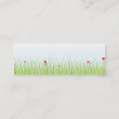 Het Magere Gebied van de papaver - Mini Visitekaartje (Achterkant)