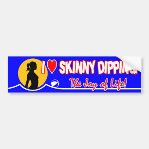 Het magere Onderdompelen Bumpersticker