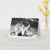 Het Magere Onderdompelen van het man Kaart (Gele Bloem)