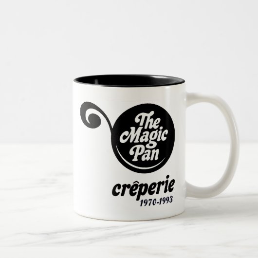 Het Magic Pan Restaurants van Illinois Tweekleurige Koffiemok (Rechts)