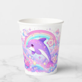 Het Magical Dolphin Baby shower Papieren Bekers