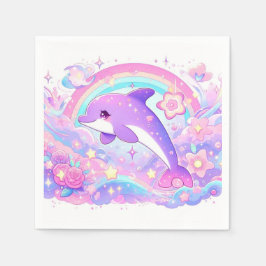 Het Magical Dolphin Baby shower Servet