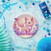 Het Magical Fox Baby shower Papieren Bordje (Feest)