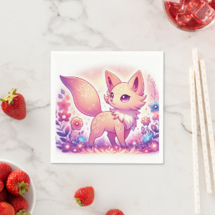 Het Magical Fox Baby shower Servet
