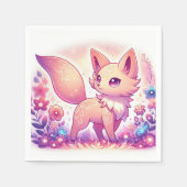 Het Magical Fox Baby shower Servet (Voorkant)