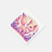 Het Magical Fox Baby shower Servet (Hoek)