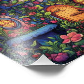 Het magisch gesneden boomhut Poster (Hoek)