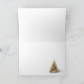 Het magische Bos van Kerstmis Feestdagen Kaart (Binnen)