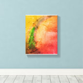 Het magische canvas met kerstbomen geeft thuis hel afdruk (Insitu (Houten vloer))