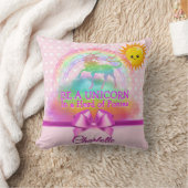 Het magische Gepersonaliseerde Roze van het Citaat Kussen (Deken)