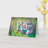 Het Magische Herenhuis van vissen in het Bos Kaart (Gele Bloem)