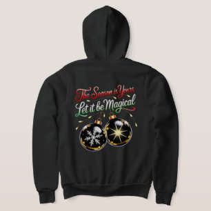 Het Magische Kerstornament voor Mannen Cozy Winter Hoodie