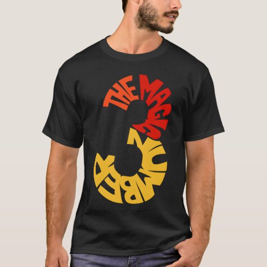 Het Magische Nummer meisje T-shirt (Voorkant)