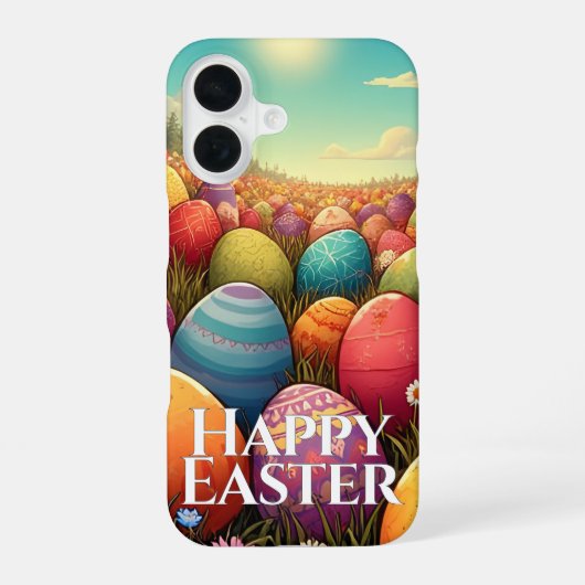 Het Magische Paasland iPhone 16 Hoesje (Achterkant)
