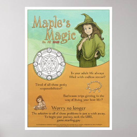 Het magische Poster van Maple! (Voorkant)