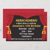 Het Magische Show Kaart (Voorkant / Achterkant)