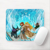 Het magische spellingmuispad van de sneeuwkoningin muismat (Met muis)