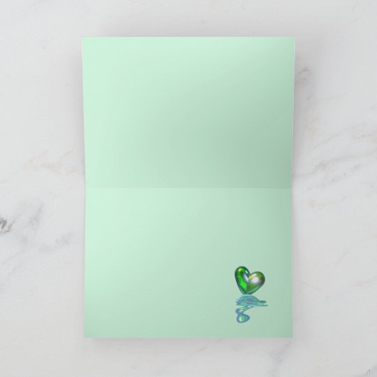 Het magische St. Patrick Hart van de Dag Kaart (Binnen)