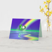 Het magische St. Patrick Hart van de Dag Kaart (Gele Bloem)