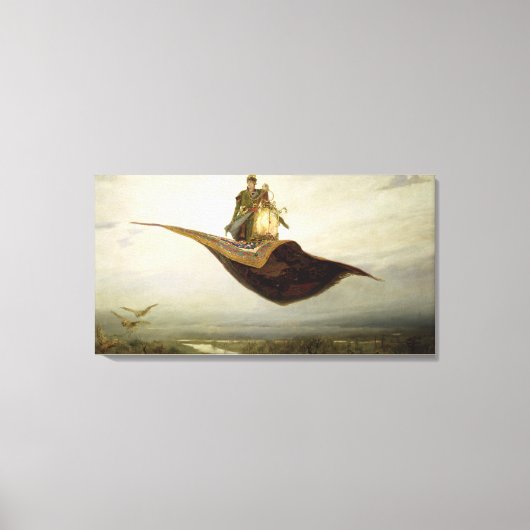 Het magische tapijt, 1880 canvas afdruk (Voorkant)