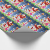 Het Magische Tile-overlooppapier vieren Cadeaupapier (Hoek)