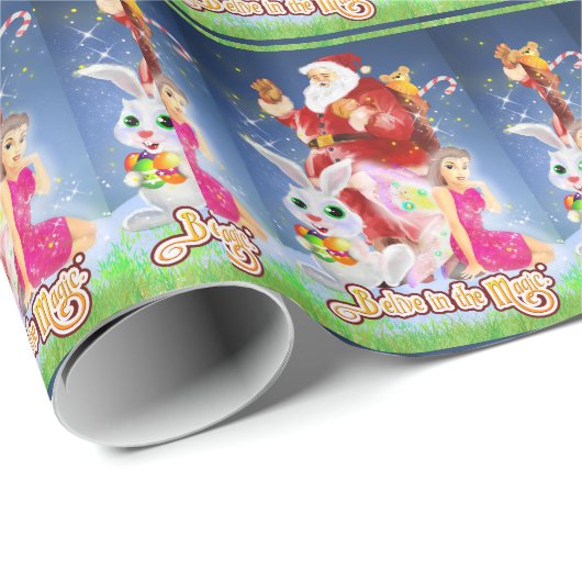 Het Magische Tile-overlooppapier vieren Cadeaupapier (Rol Hoek)