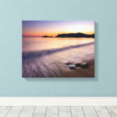 HET MAGISCHE UUR AAN DE KUST CANVAS AFDRUK (Insitu (Houten vloer))