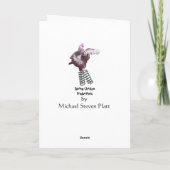 Het magische verjaardagspaard kaart (Achterkant)