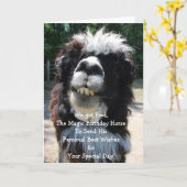 Het magische verjaardagspaard kaart (Gele Bloem)