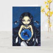 Het Magische" Wenskaart van de "orka Kaart (Gele Bloem)