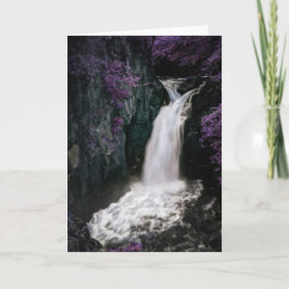 Het magische wenskaart van de Waterval Kaart