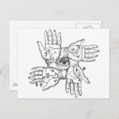 Het magische wiel briefkaart (Voorkant / Achterkant)