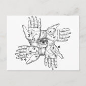 Het magische wiel briefkaart (Voorkant)