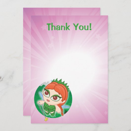 Het Magische Woud van Alyssa Bedankkaart (Voorkant / Achterkant)