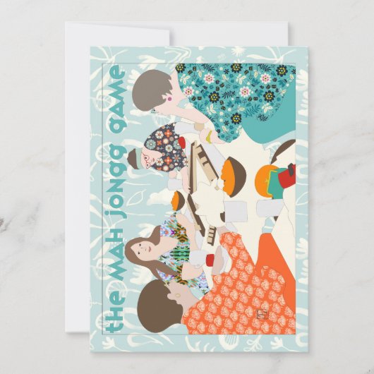 Het Mah Jongg-spel Kaart (Voorkant)