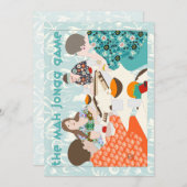 Het Mah Jongg-spel Kaart (Voorkant / Achterkant)