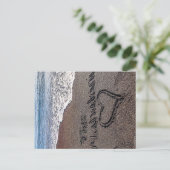 Het Mahalani-strand Briefkaart (Staand voorkant)