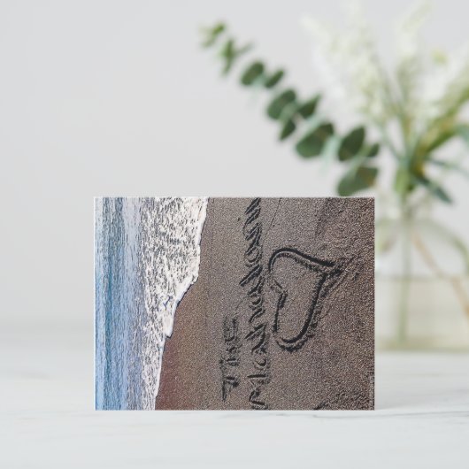 Het Mahalani-strand Briefkaart (Staand voorkant)