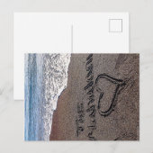 Het Mahalani-strand Briefkaart (Voorkant / Achterkant)